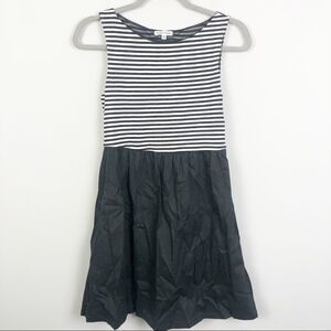 VELVET TORCH | Black White Stripe Mini Dress M